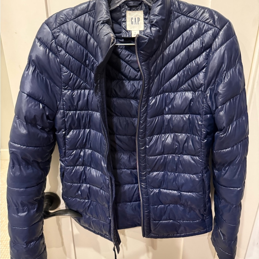 GAP Navy Quilted Jacket